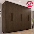 Guarda-Roupa Casal 100% MDF 6 Portas e 6 Gavetas Premium - Tudo de Móveis