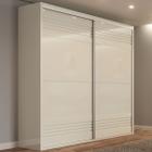 Guarda-Roupa Casal 2 Portas 2 Gavetas 100% Mdf Off White Tw602 Dalla Costa