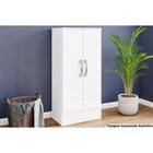 Guarda Roupa Casal 2 Portas Briz BS03 Branco - Henn