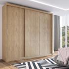 Guarda Roupa Casal 3 Portas 100% MDF London Yescasa