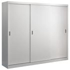 Guarda Roupa Casal 3 Portas de Correr 264cm Winter F04 Branco - Mpozenato