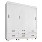 Guarda Roupa Casal 37020 Branco Araplac