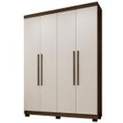 Guarda Roupa Casal 4 portas 3 Gavetas New Master - Benetil