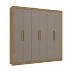 Guarda Roupa casal 6 portas 2 gavetas 232cm M569 Kappesberg