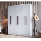 Guarda Roupa Casal 6 Portas 2 Gavetas MDF New York Doripel