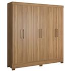 Guarda Roupa Casal 6 Portas 3 Gavetas Pratico D02 Amendola Touch - Mpozenato