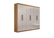 Guarda Roupa Casal 6 Portas 4 Gavetas 100% Mdf Leblon D'doro