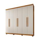 Guarda Roupa Casal 6 portas 4 Gavetas New Master - Benetil