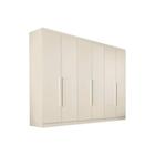 Guarda Roupa Casal 6 Portas e 6 Gavetas Oslo Off White - Europa