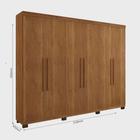 Guarda Roupa Casal 6 Portas New Master Benetil Moveis Cinamomo