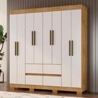 Guarda Roupa Casal 8 Portas 4 Gavetas B24084 Araplac