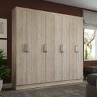 Guarda-Roupa Casal 8 Portas Conan Malbec - Decibal