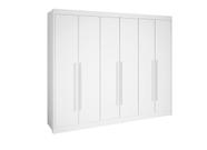 Guarda Roupa casal Athos 6 Portas 100% MDF DDoro Móveis - Branco - D Doro Móveis