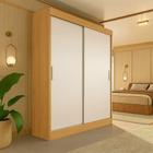 Guarda-Roupa Casal Boreal 2 Portas Carvalho e Off White