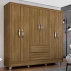 Guarda Roupa Casal Bruna 6 Portas Boreal