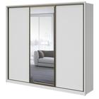 Guarda-roupa Casal C/ Espelho 3 Portas 6 Gavetas Spazio Glas