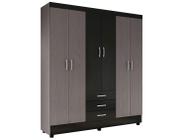 Guarda-Roupa Casal Clean 6 Portas 3 Gavetas 