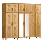 Guarda-Roupa Casal com Espelho 12 Portas 3 Gavetas Grécia