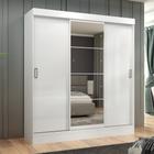 Guarda-Roupa Casal com Espelho 3 Portas 2 Gavetas Istambul Espresso Móveis