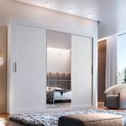 Guarda-Roupa Casal com Espelho 3 Portas de Correr Luna Rufato