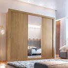 Guarda-Roupa Casal com Espelho 3 Portas de Correr Luna Rufato