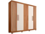 Guarda-roupa Casal com Sapateiro 5 Portas 2 Gavetas Caemmun Sophia