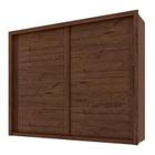 Guarda Roupa Casal Imperador Plus Jacarandá  Zanzini