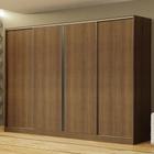 Guarda-Roupa Casal Madesa Apolo 4 Portas de Correr - Rustic