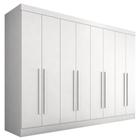 Guarda Roupa Casal Mayra 8 Portas Branco