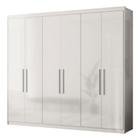 Guarda Roupa Casal Venice 62080 Branco Brilho - Demóbile