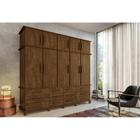 Guarda Roupa Casal Vintage com Sapateira Londres Malbec