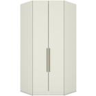 Guarda Roupa Closet Modulado De Canto 2 Portas Dileto Areia Henn