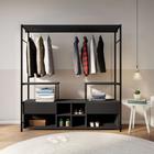 Guarda-Roupa Closet Modulado Lugo Casal 2 GV Preto