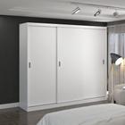 Guarda Roupa De Casal Grand Marzano 3 Portas 2 Gavetas Branco - Moville - Foscarini