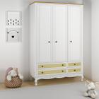 Guarda Roupa Infantil 3 Portas Versailles Plus - Timber