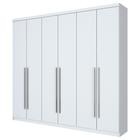 Guarda Roupa Jade 06 Portas de Abrir Branco - Henn