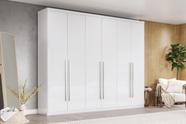 Guarda-Roupa Jade 06 Pts. Branco - Henn - LM DECOR