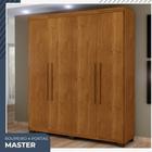 Guarda Roupa Master 4 Portas 3 Gavetas em MDF Benetil Móveis