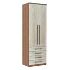 Guarda Roupa Modulado 2 Portas 4 Gavetas 79cm Connect Luciane MA³veis