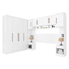 Guarda Roupa Modulado Casal Módena Composição 01 Branco 77001 Demóbile