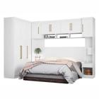 Guarda Roupa Modulado Casal Módena Composição 16 Branco 77016 Demóbile