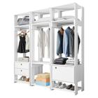 Guarda Roupa Modulado Closet Completo Titan Branco Velluto - PR Móveis