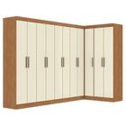 Guarda-roupa Modulado de Canto 11 Portas e 4 Gavetas Paris