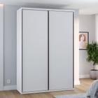 Guarda-Roupa Modulado Solteiro 1,60m 2 Portas de Correr 3 Gavetas 100% MDF Attuale