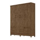 Guarda-Roupa MS912 6 Portas 2 Gavetas Moval