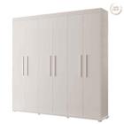 Guarda-Roupa Roupeiro 6 Portas Milane 100% MDF