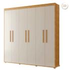 Guarda-Roupa Roupeiro 6 Portas Milane 100% MDF