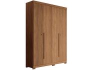 Guarda-roupa Solteiro 4 Portas 2 Gavetas