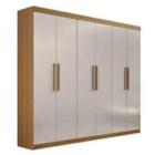 Guarda Roupa Solteiro 6 Portas 6 gravetas Colibri 100% MDF D'Doro