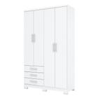 Guarda Roupa Solteiro City 4 Portas Branco - Henn